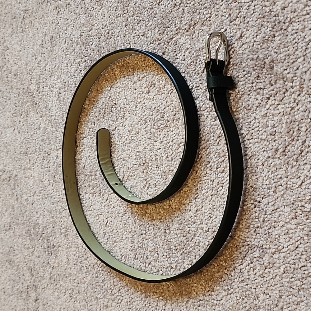 Stone & Co black leather belt